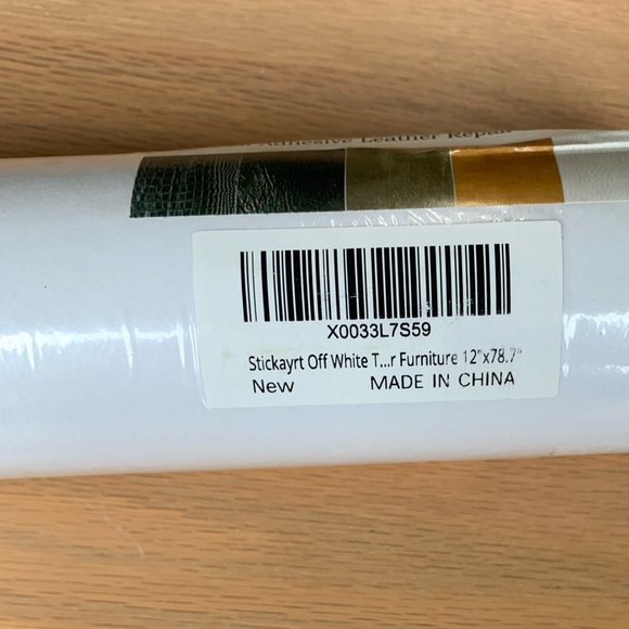 New roll Leather repair patch material off white - Picture 3 of 3